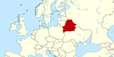 Belarus lokasi pada peta dunia