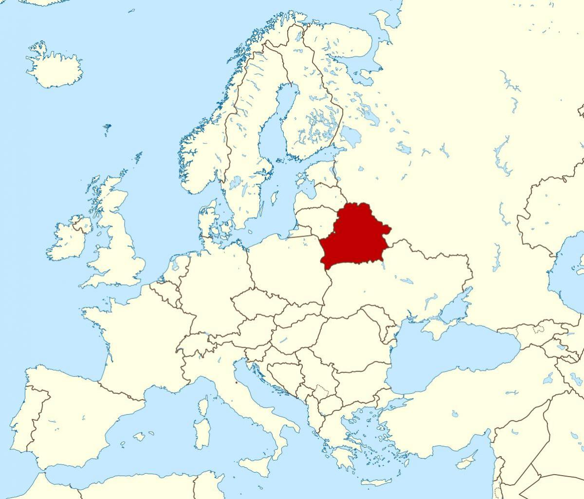 Belarus lokasi pada peta dunia