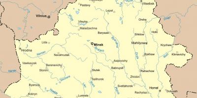 Peta dari belarusia